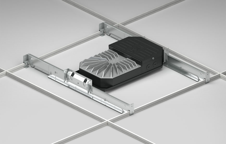 BeveLED 2.2 Trimless Acoustical 4" LED Downlights For Armstrong Center