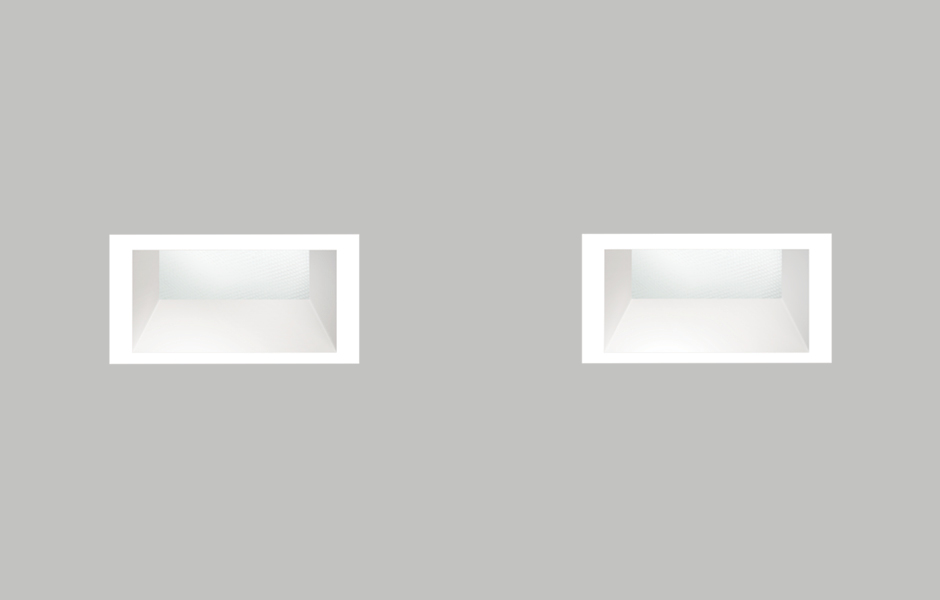 Beveled 2 Double 4 Inch Led Recessed