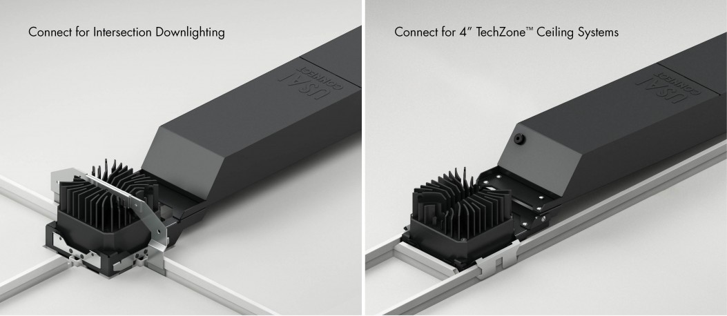 Connect For Armstrong Ceiling Systems Intersection Downlighting