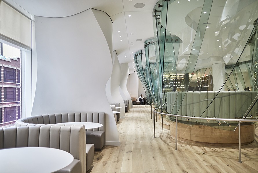 Reimagining Frank Gehry's Cafeteria | Utilizing USAI Color Select Tunable  Whilte LED Downlights