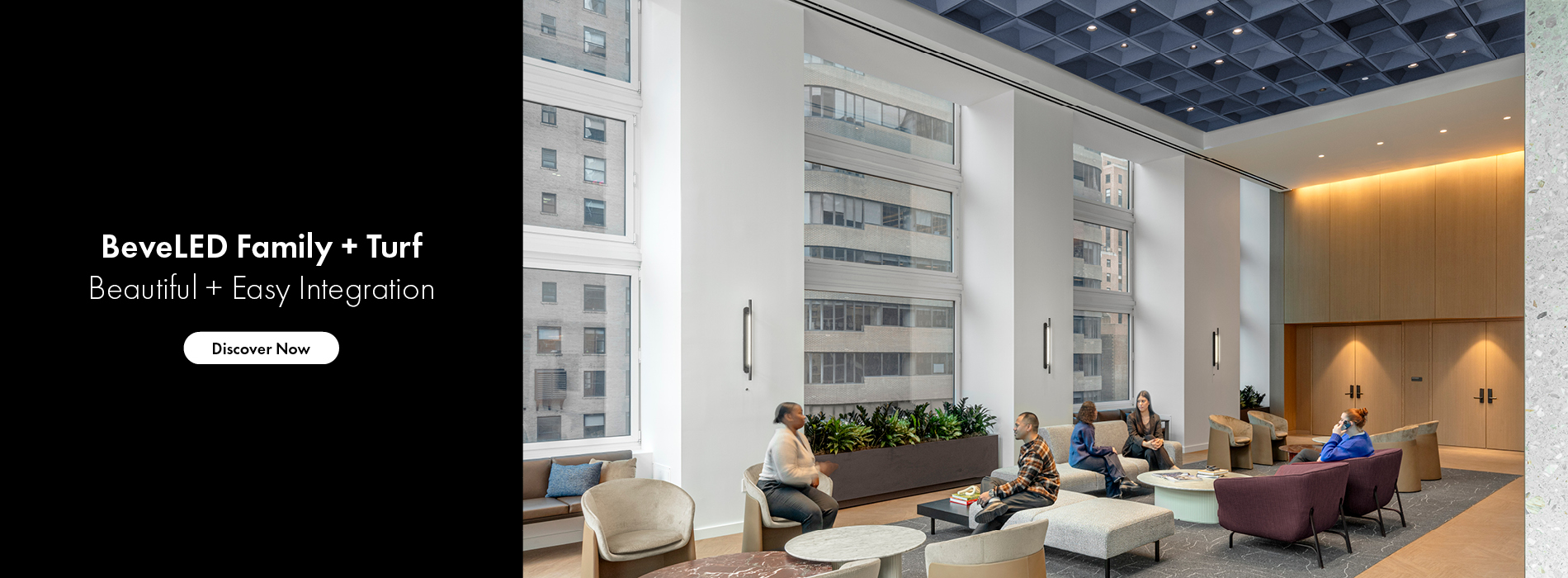 USAI and Turf Design Ceiling Lighting Integrations Banner