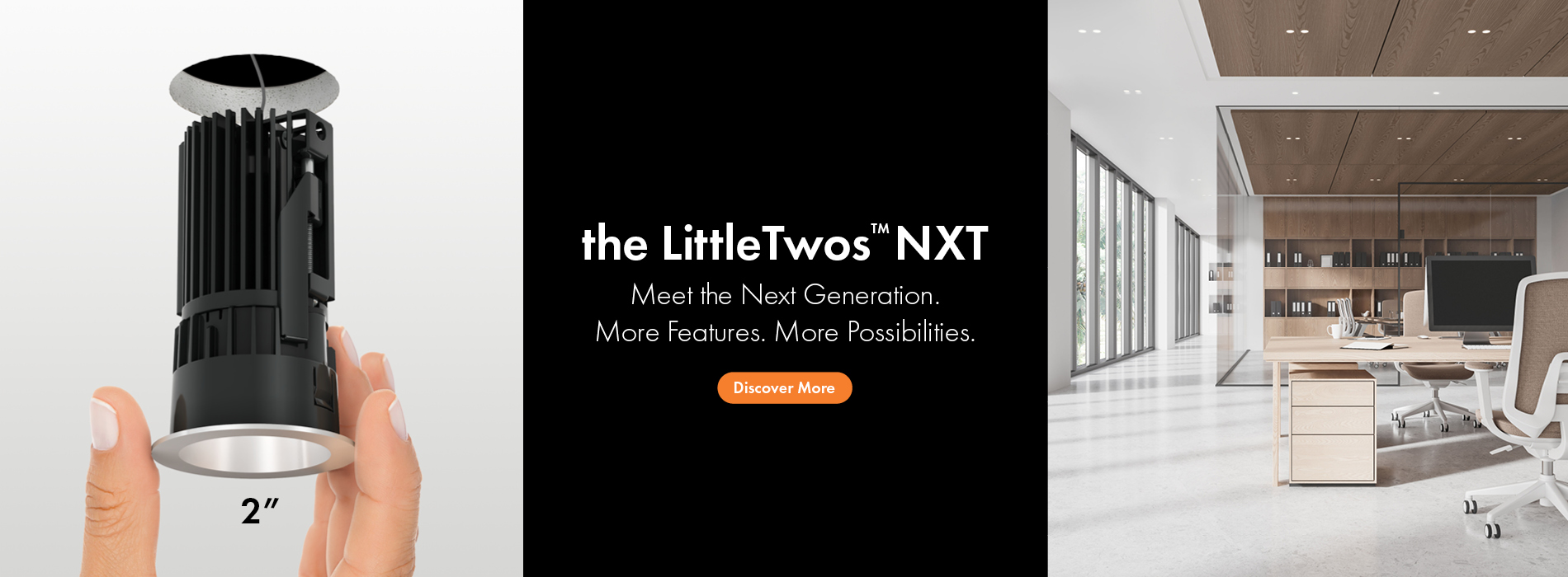 LittleTwos 2 Inch Downlight Family Homepage Banner