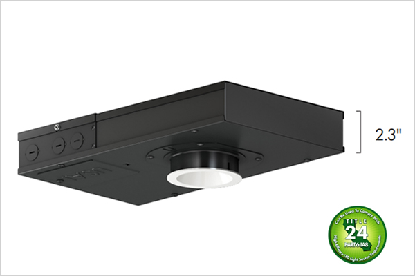 Flat Housing LED Recessed Lighting Shallow Plenum Downlights